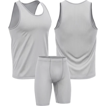 Blank track & field template used by the AI designer